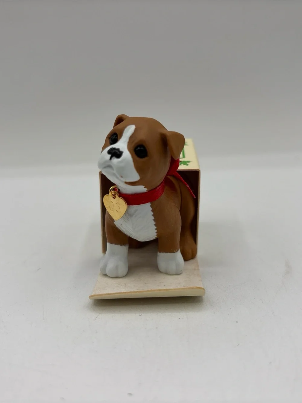Hallmark Keepsake Ornament Dated 2003 Vintage Puppy Love 13th In The Series EUC